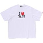 Футболка с логотипом A BATHING APE, белый - фото