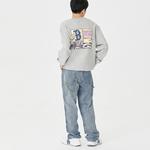 Свитшот унисекс серый MLB - фото 4