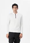 Поло Tommy Hilfiger ZIP INTERLOCK, Ecru/Off-White - фото
