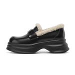 Женские лоферы JOSINY черные/экрю, цвет экрю (стандартная колодка) - фото 5