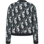 DIOR Трикотажный свитер мужской синий - фото 4