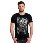 Black Widow - Футболка с плакатом серая - фото