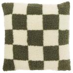 Декоративная подушка Unique Living Check, зеленый - фото