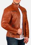 Куртка Reichstadt Leather jacket, Braun/Brown - фото 3