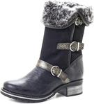 Женские ботинки Dromedaris Kya, Black - фото