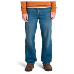 Брюки Timberland Sandown Back Embroidered Tree Logo, синий - фото