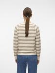 Свитер VERO MODA Sweater Doffy, цвет Ecru/Brown - фото 4