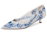 Туфли Blue by Betsey Johnson Santo, White Blue Floral - фото 7