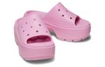 Женские шлепанцы Crocs, Pink - фото 3