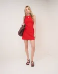 Красное мини-платье Nothing's Child Vicky - фото 4