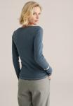 Топ WE Fashion Long sleeved top, Greyish Blue/Blue-Grey - фото 3