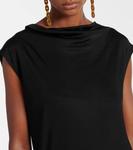 Платье миди с завязками Jil Sander, черный - фото 4