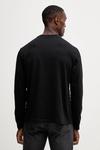 Хлопковый лонгслив Calvin Klein Jeans, черный - фото 3