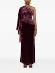 Бархатное платье макси Yolanda Maria Lucia Hohan, фиолетовый - фото 2