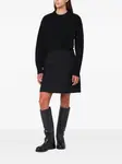 Стеганая мини-юбка Jil Sander, черный - фото 2