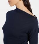 Топ с драпировкой Chic Comfort Dorothee Schumacher, Dark Navy - фото 4