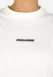 Футболка Pegador BRACY HEAVY OVERSIZED TEE, Washed Snow White Black/Off-White - фото 5
