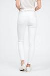 Узкие джинсы белого цвета Socialite - фото 3