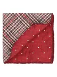Платок-паше в горох Brunello Cucinelli, красный - фото