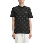 FRED PERRY Футболка мужская черная - фото 4