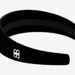 BALENCIAGA Женский ободок Holli Flat в черном цвете/с блестящим серебром - фото 4