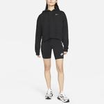 Толстовка (WMNS) Nike Nsw Pullover Hoodie 'Black', черный - фото 3