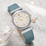 VERSACE Часы Women's Watch, White Dial Blue Strap - фото 6
