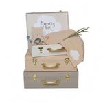 Бежевые чемоданы — набор из 3 шт. Jabadabado - фото 2