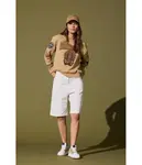 Джинсовые шорты Regular fit Aeronautica Militare, белый - фото 4