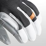 Армейские кожаные патрульные перчатки Hestra, черный - фото 2