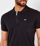 Рубашка поло Tommy Jeans, черный - фото 4