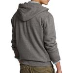 Флисовая худи на молнии Polo Ralph Lauren, серый - фото 6