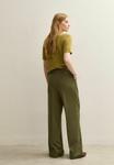 Брюки New Look PLEATED FRONT WIDE, Khaki - фото 3
