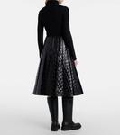 Стёганая юбка миди Moncler - фото 3