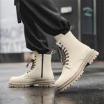 Мужские ботинки Cahhrrn X Martin Boot Men Beige Weishibangwei - фото 7