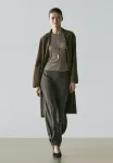 Свободные брюки-саруэль Massimo Dutti, Brown - фото 2