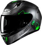 Шлем HJC c10 aspa, Black/Grey/Green - фото