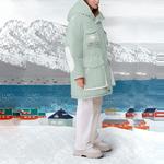 Пуховик унисекс аква-синий Canada Goose - фото 6