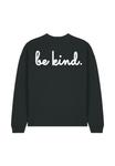Толстовка BE KIND BACK EMBROIDERY UNISEX OVERSIZE Mira Paris, черный - фото