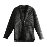 Куртка Rick Owens Long-Sleeve Quilted Liner Jacket, Black - фото