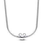 Ожерелье Disney Mickey Mouse Snake Chain Pandora, стерлинговое серебро - фото