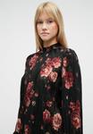 Блуза VILA VIBLOOMIA HIGH NECK, Black - фото 4