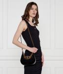 Сумка-хобо кожаная Kurt Geiger с цепочкой, черный - фото 2