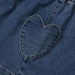 Джинсовая юбка для девочек 2-20 Lands' End - фото 2