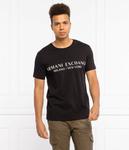 Футболка Armani Exchange Slim Fit с логотипом, черный - фото 3