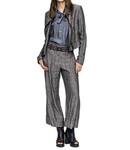 Брюки Cullotte Stripe серого цвета Beate Heymann - фото