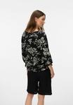 Блуза Vero Moda NORMAL GESCHNITTEN V-AUSSCHNITT, Black - фото 3
