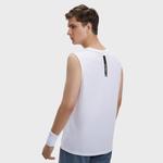 Футболка-майка мужская HOTSUIT, серебристо-белая - фото 10