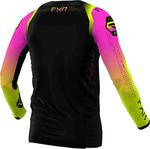 Молодежная майка для мотокросса Helium 2024 FXR, черный/розовый/желтый - фото 2