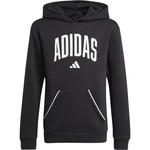 Детский свитшот Adidas, черно-белый - фото